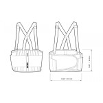 Пояс для поддержки спины TOUGHBUILT GelFit большой 101-117 см (TB-45G-L) – Фото №8