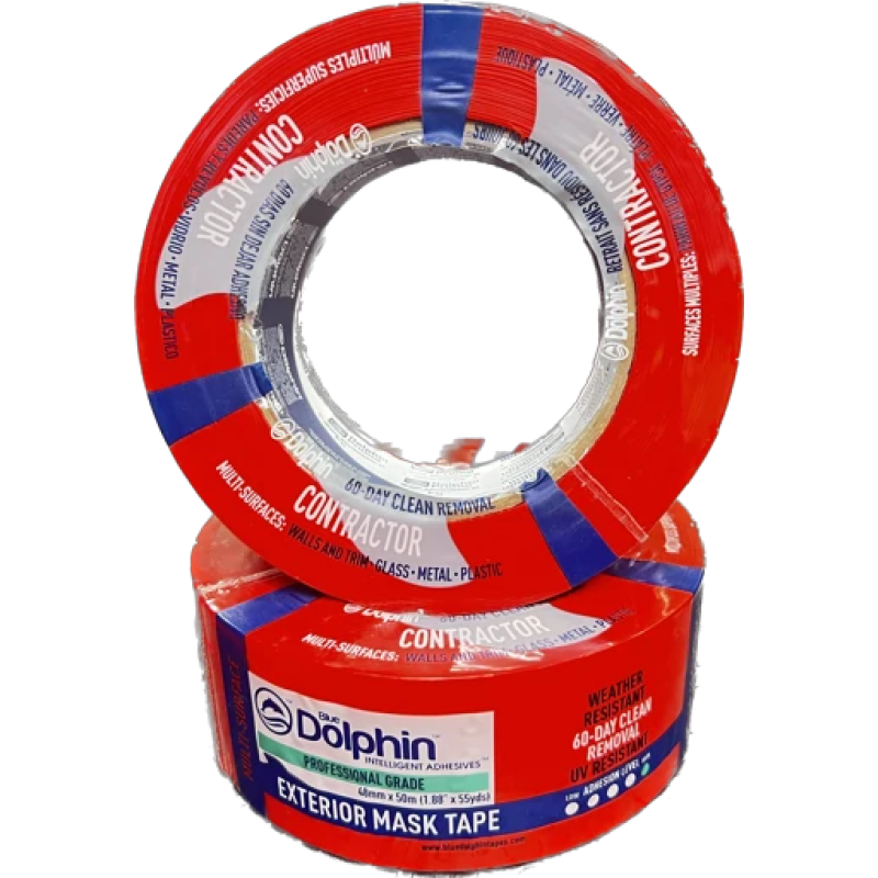 Малярна стрічка (скотч) BLUE DOLPHIN RED 48 мм х 50 м (60 днів) (02-1-01)