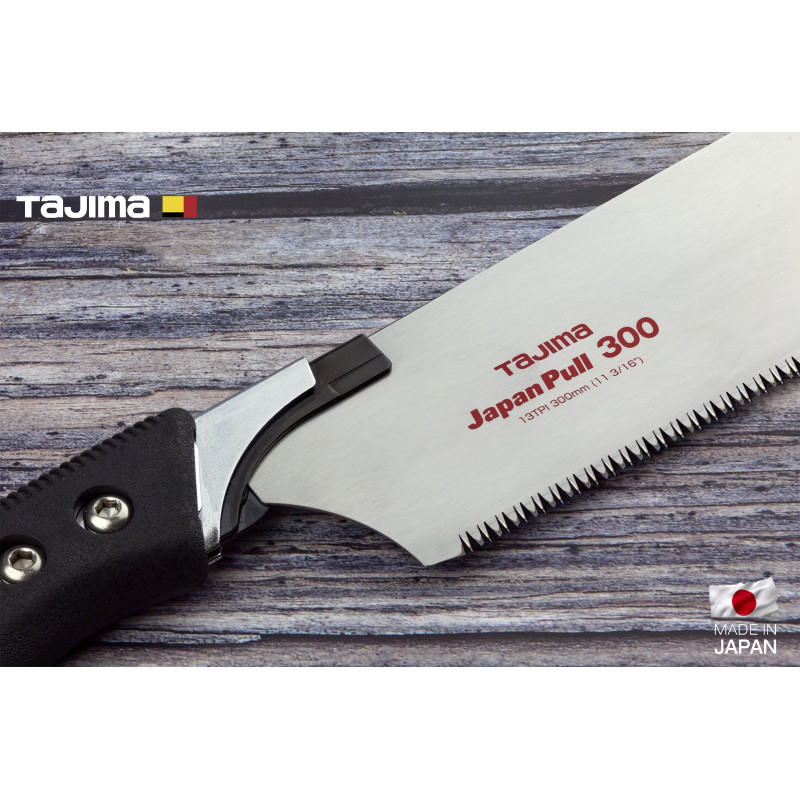 Пила ручная японская по дереву TAJIMA Japan Pull 300/KCH двухкомпонентная ручка 300 мм (1103-2531)