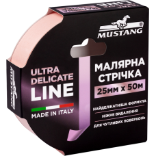 Малярная лента Mustang Ultra Delicate Line 25 мм х 50 м (ITWP2550P)