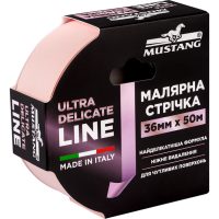 Малярная лента Mustang Ultra Delicate Line 36 мм х 50 м (ITWP3650P)