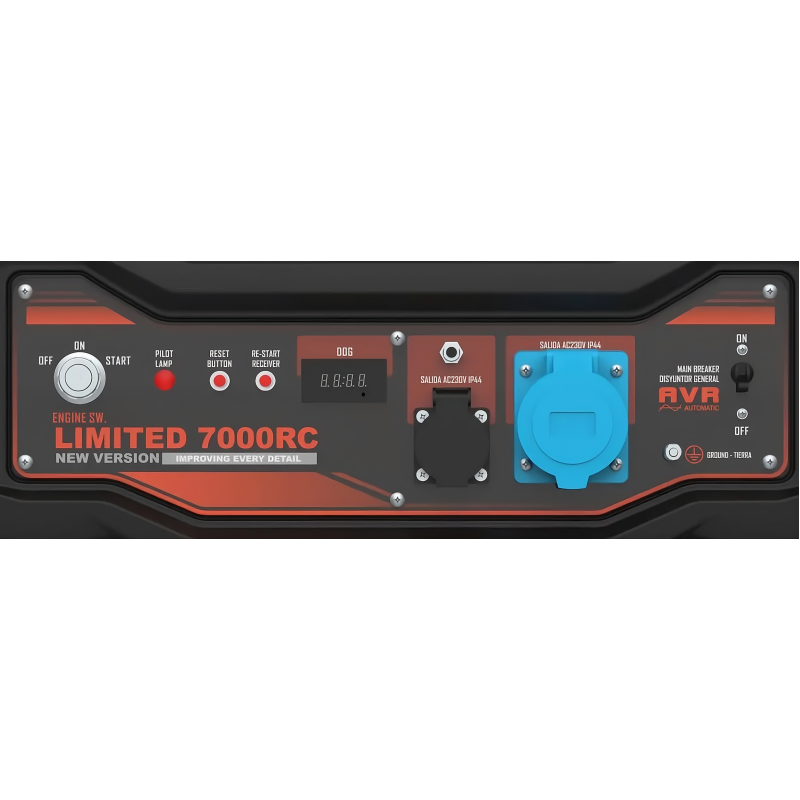 Генератор бензиновий GENERGY LIMITED 7000 RC V2 7 кВт (240088090)