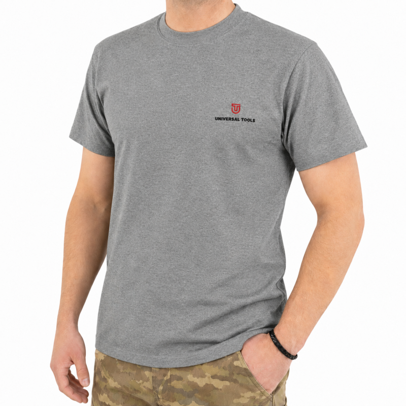 Футболка Universal брендированная р.M, серая (MK023CV_200M_GREY)