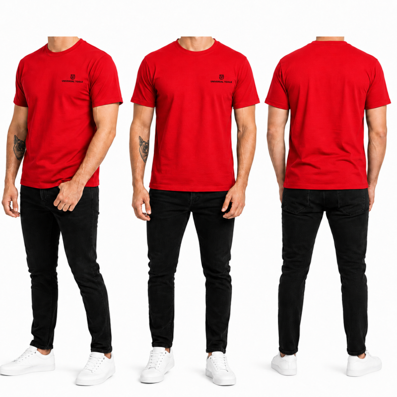 Футболка Universal брендированная р.XL, красная (MK023CV_200XL_RED)