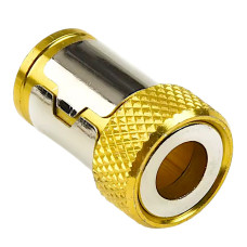Магнитный держатель биты 1/4" с фиксирующим кольцом для саморезов и шурупов Universal (UT1148)