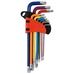Набор ключей TORX «Звездочка» 9 шт, T10–T50, 17,5 см (UT7119)
