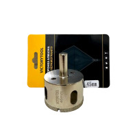 Коронка алмазная VICTORYTOOL 45 мм под дрель (v045)