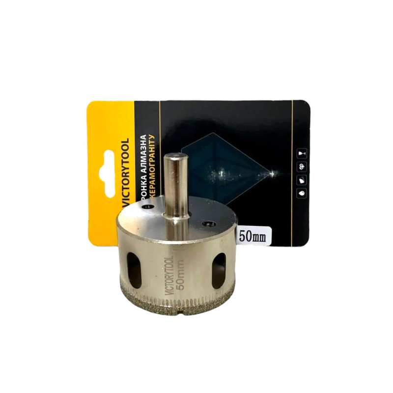 Коронка алмазная VICTORYTOOL 50 мм под дрель (v050)