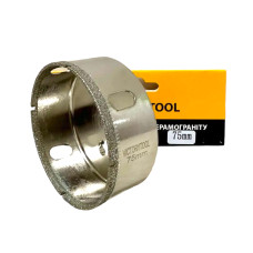 Коронка алмазная VICTORYTOOL 75 мм под дрель (v075)