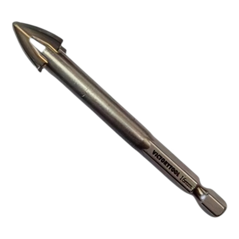 Свердло подовженої витривалості для плитки та скла VICTORYTOOL 14 мм, HEX 1/4  (П114)
