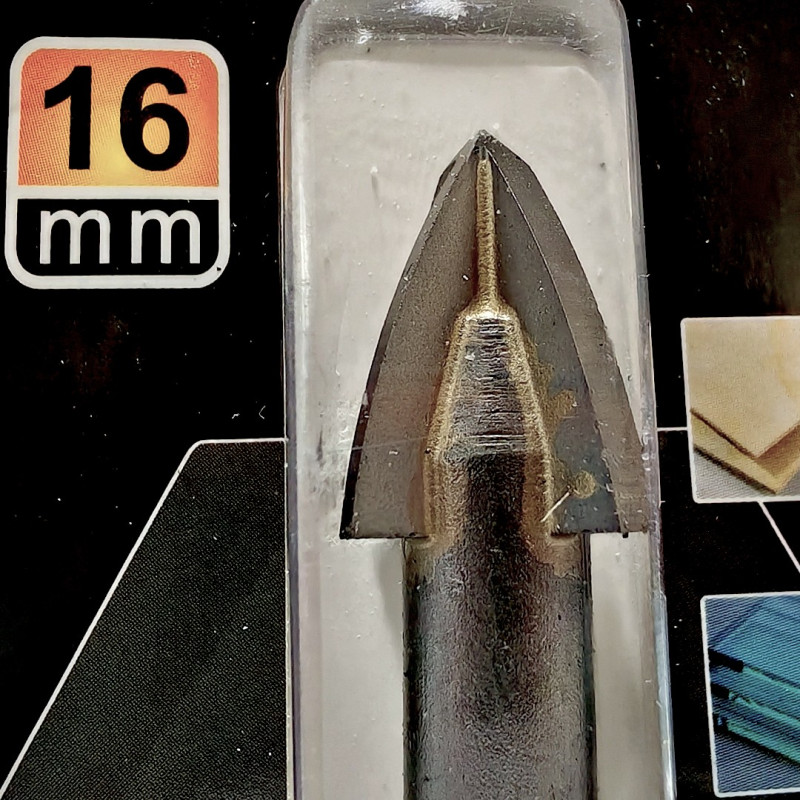 Свердло високоресурсне для плитки та скла VICTORYTOOL 16 мм, HEX 1/4 (П116)