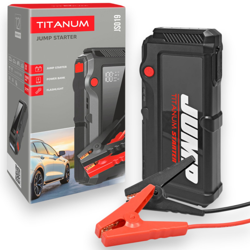 Пускозарядное устройство TITANUM JS019 2000A 10000 mAh, 3в1 (TA-JS019)