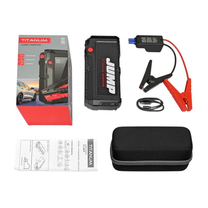 Пускозарядное устройство TITANUM JS019 2000A 10000 mAh, 3в1 (TA-JS019)