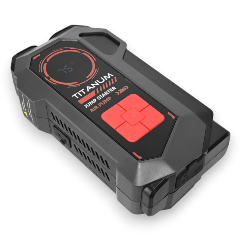 Пускозарядное устройство с компрессором 4в1 TITANUM JSQ18 2000A 10000mAh (TA-JSQ18)