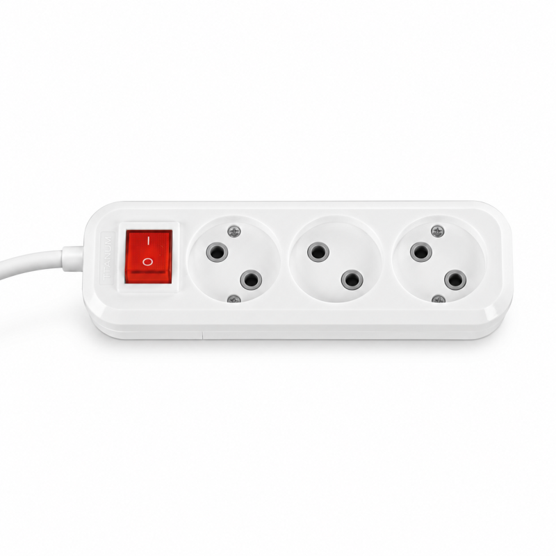 Сетевой удлинитель VIDEX ТITANUM STANDARD 3р/3м (TF-ESS310-3W)