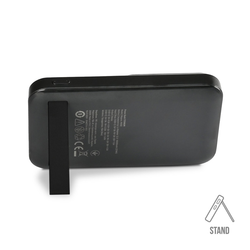 Повербанк TITANUM MA02 10000 mAh 22.5W с беспроводной зарядкой, черный (TPB-MA02-B)