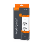 Мережевий подовжувач VIDEX ONCORD 3р, 5м (VF-PD35-W) – Фото №1