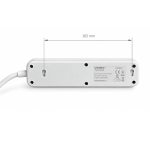 Мережевий подовжувач VIDEX ONCORD 3р, 5м (VF-PD35-W) – Фото №5