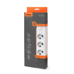 Сетевой удлинитель VIDEX ONCORD 4р/5м (VF-PD45-W) – Фото №1
