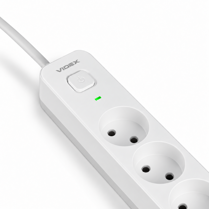 Сетевой удлинитель VIDEX ONCORD 4р/5м (VF-PD45-W)