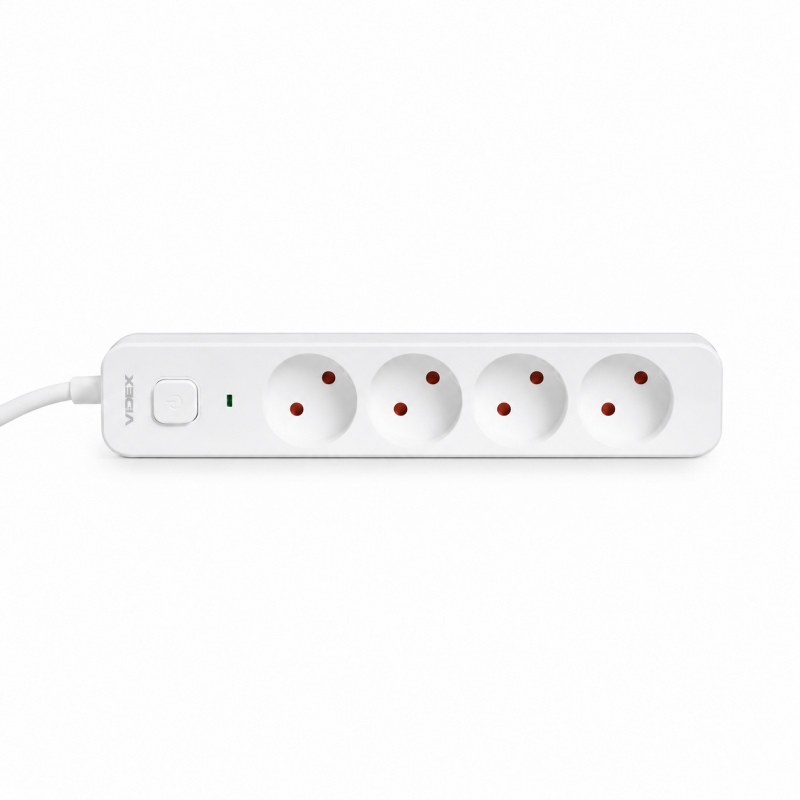 Сетевой удлинитель VIDEX ONCORD 4р/5м (VF-PD45-W)