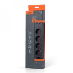 Мережевий подовжувач VIDEX ONCORD 5р/3м заземлення (VF-PD53G-B) – Фото №1