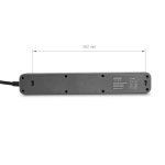 Мережевий подовжувач VIDEX ONCORD 5р/3м заземлення (VF-PD53G-B) – Фото №5