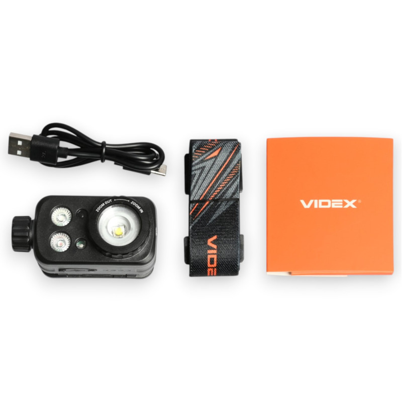 Налобный светодиодный фонарик VIDEX VLF-H046Z 500 Lm 5000 K (VLF-H046Z)