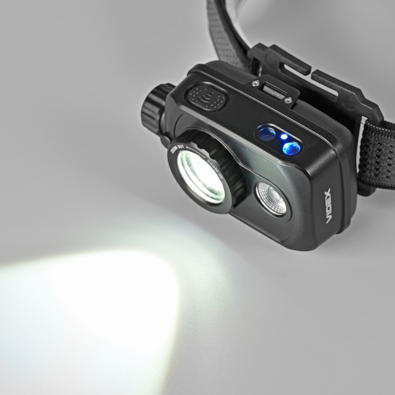 Налобный светодиодный фонарик VIDEX VLF-H047Z 1000 Lm 5000 K (VLF-H047Z)