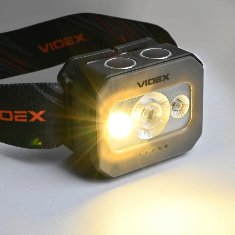 Налобний світлодіодний ліхтарик VIDEX VLF-H086 400Lm 5000K (VLF-H086)