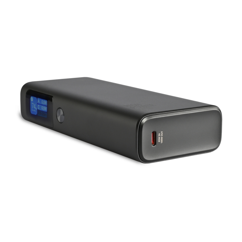 Повербанк VIDEX VPB-323 20000мА 130Вт PD100Вт (VPB-323-B)