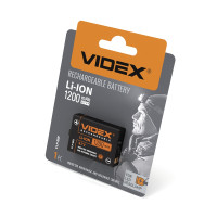 Аккумулятор Videx Li-ion VLF-B12 (защита) 1200mAh 1шт BLISTER