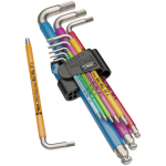 Ключ шестигранный Г-образный НАБОР WERA 3950/9 Hex-Plus Multicolour HF Stainless 1 (05022699001) – Фото №2