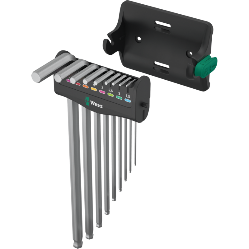 Ключ шестигранний НАБІР — 9 предметів WERA 950/9 Hex-Plus 8 (05022102001)