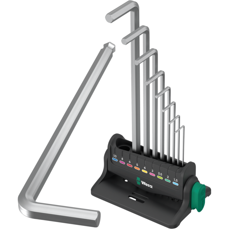 Ключ шестигранний НАБІР — 9 предметів WERA 950/9 Hex-Plus 8 (05022102001)