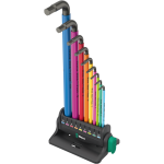 Ключ шестигранний Г-подібний НАБІР — 9 шт WERA 950/9 Hex-Plus Multicolour 3 (05133165001) – Фото №1