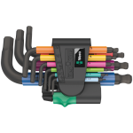 Ключ шестигранний Г-подібний НАБІР — 9 шт WERA BlackLaser 950/9 Hex-Plus Multicolour 2 (05133164001) – Фото №1