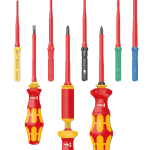 Отвертка со сменными насадками Wera Kraftform VDE 16 extra slim 1 SL, PH, PZ, PZ/S, TX (05006608001) – Фото №3