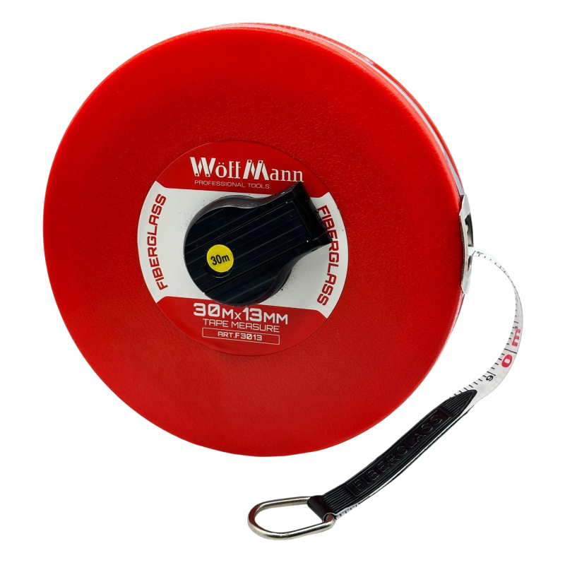 Рулетка скловолоняна WoffMann Professional Tools 30м х 13мм (F3013)