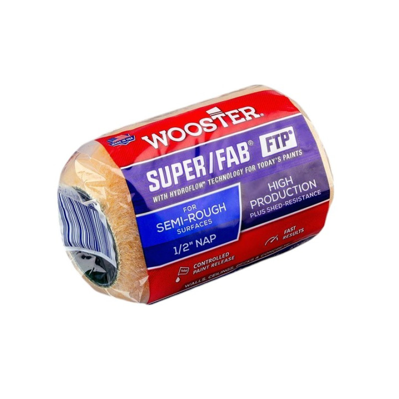 Валик малярный Wooster Super/Fab Ftp (вязаный) RR924-4, 10 см с ручкой