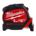 Рулетка метрическая WIDE BLADE 5 м -16 фт/ширина 27 мм MILWAUKEE (4932471817) – Фото №1