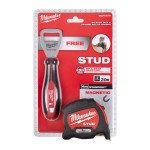 Рулетка STUD MAGNETIC 5 м 33 мм MILWAUKEE + открывачка для бутылок (4932478794) – Фото №1