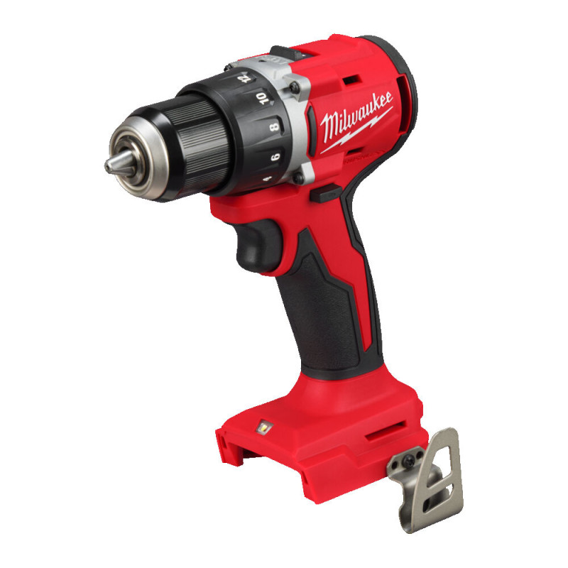 Дриль-шуруповерт акумуляторна бещіткова MILWAUKEE M18 BLDDRC-202C 61Нм + З/П + 2 АКБ в кейсі (4933492833)