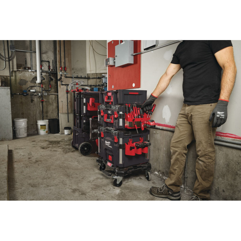 Держатели боковые для кейсов PACKOUT™ MILWAUKEE (2шт) для уровней (4932498649)