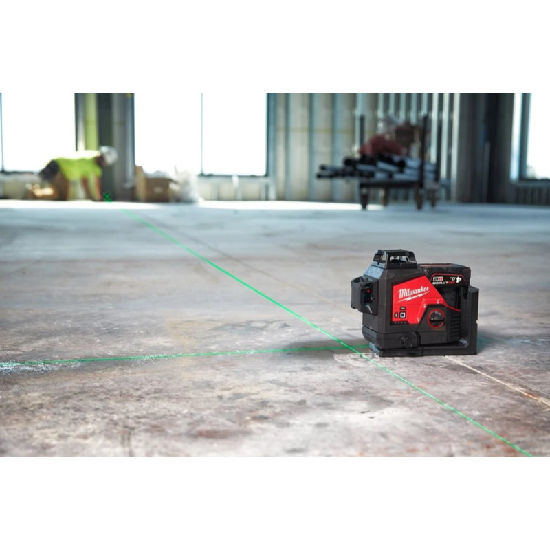 Уровень лазерный (нивелир) 3D аккумуляторный MILWAUKEE M12 3PL-0C (4933478103)