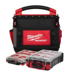 Сумка для инструментов и 2 органайзера MILWAUKEE PACKOUT набор из 3-х частей (4932499040) – Фото №1