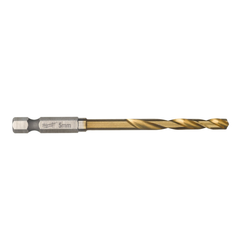 Сверло по металлу RedHEX HSS-G TiN 5 мм 80/31 мм ¼