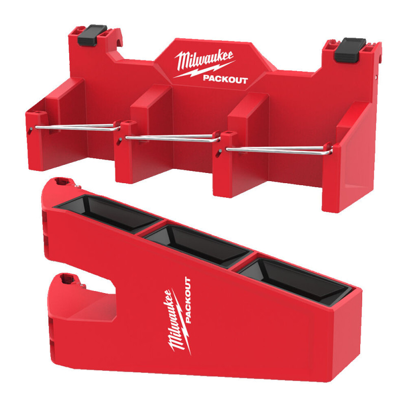 Держатели боковые для кейсов PACKOUT™ MILWAUKEE (2шт) для уровней (4932498649)