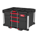 Ящик для інструментів з 2+1 висувними відсіками MILWAUKEE PACKOUT DRAWER BOX (4932493190) – Фото №1