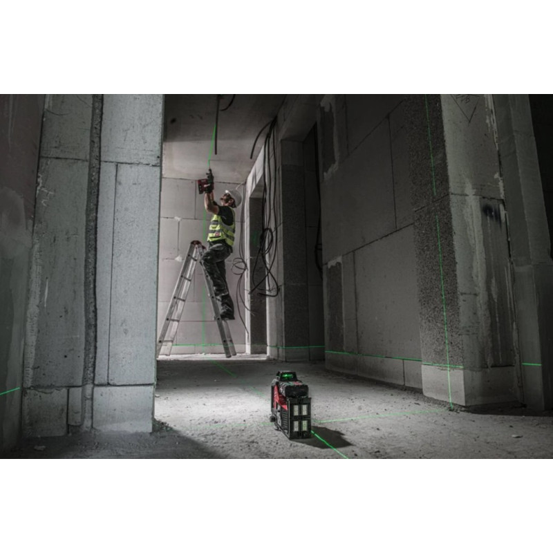 Уровень лазерный (нивелир) 3D аккумуляторный MILWAUKEE M12 3PL-0C (4933478103)